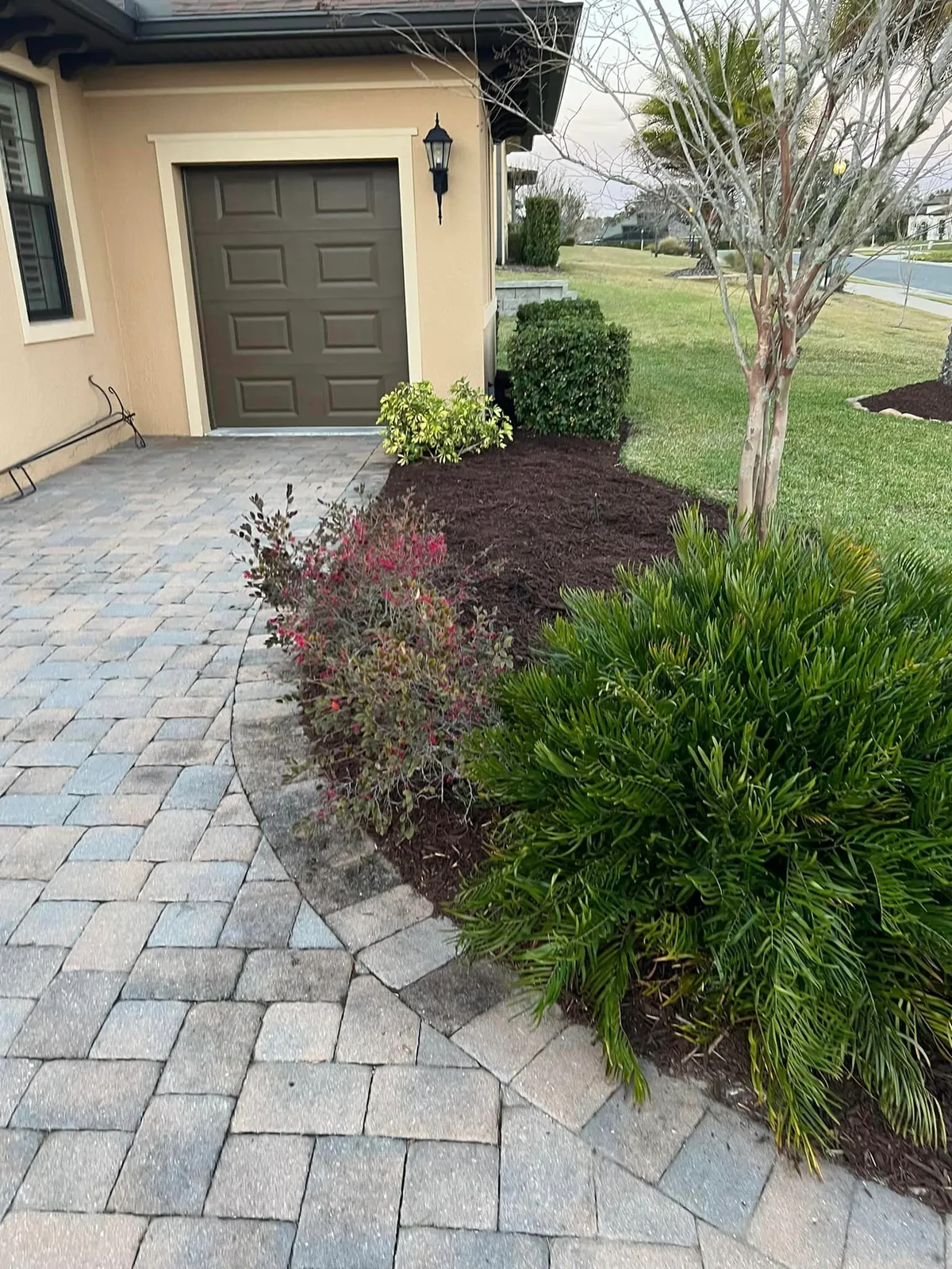 Paver driveway